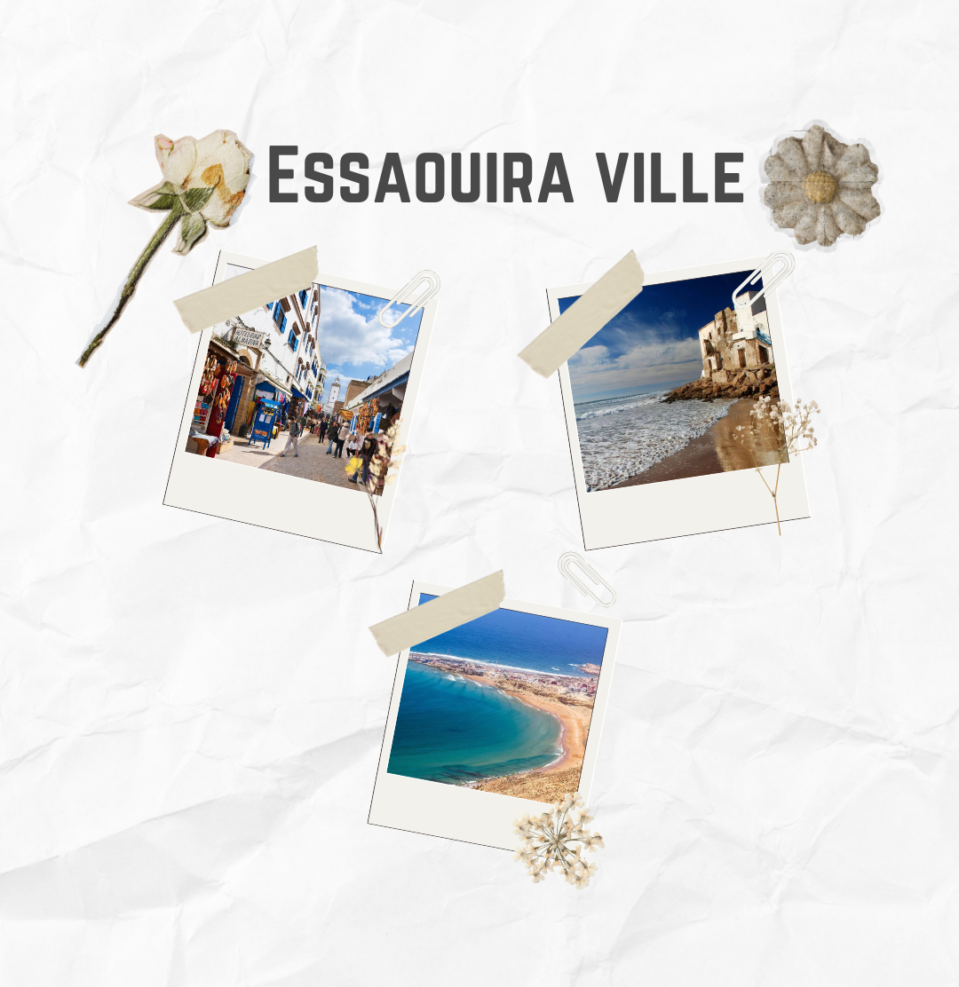 Arriere plan avec des images de Essaouira