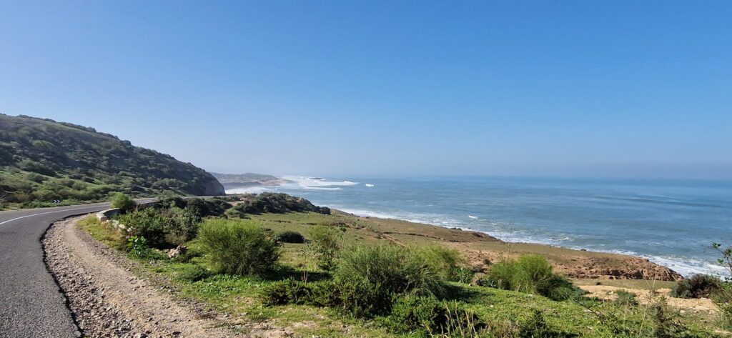 une de la route côtière